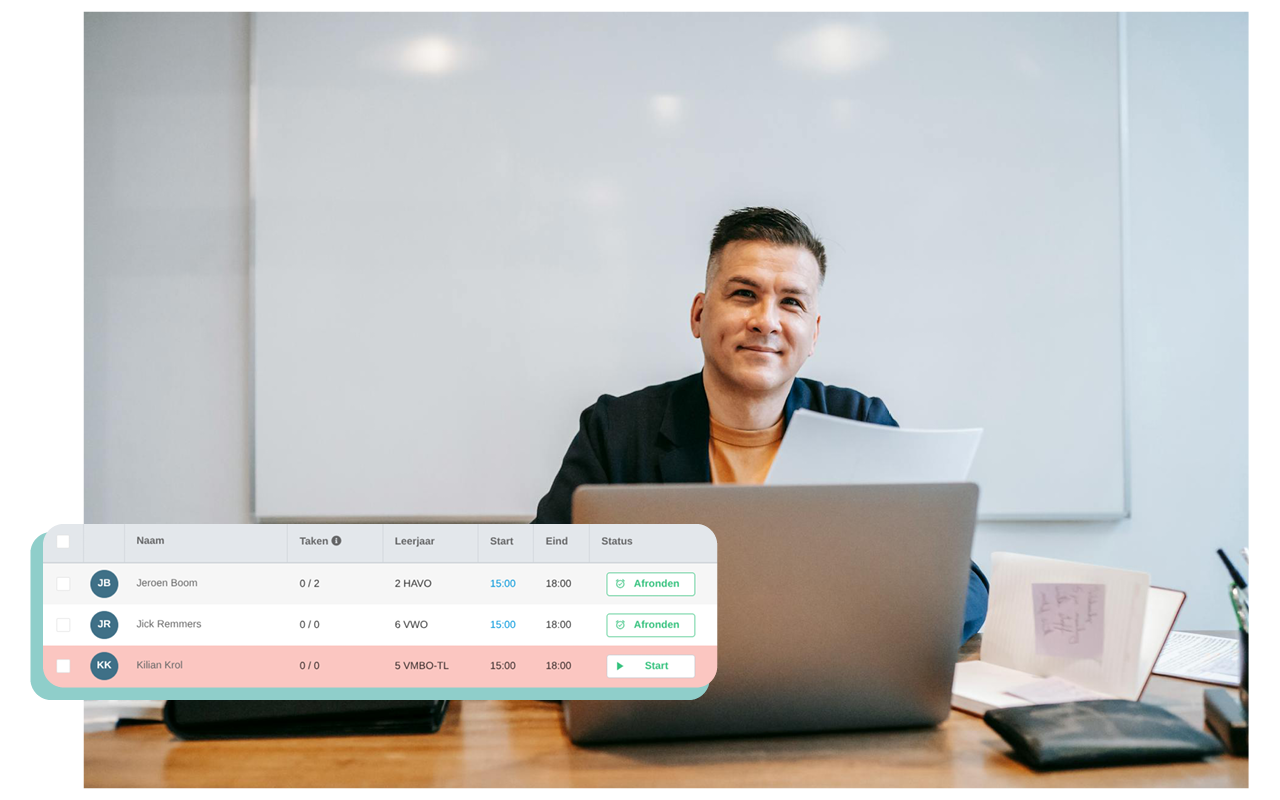 Afbeedling begeleider huiswerk begeleiding