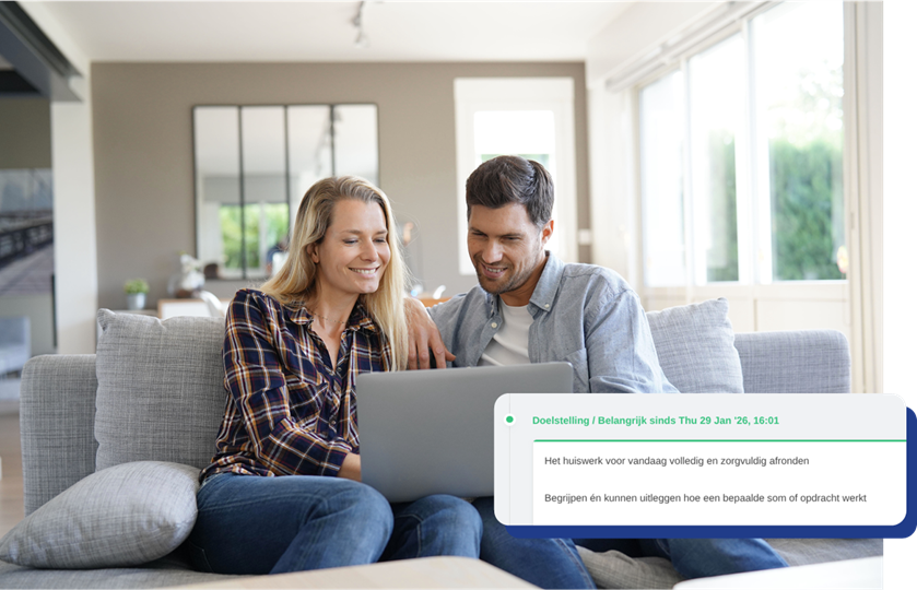 Afbeedling ouders huiswerkbegeleiding